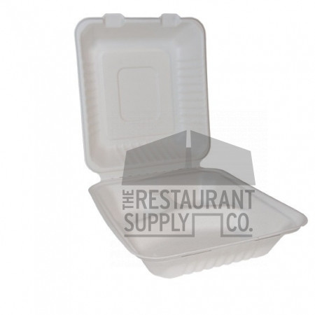 Compostable 8X8 3 Compartment 100ct